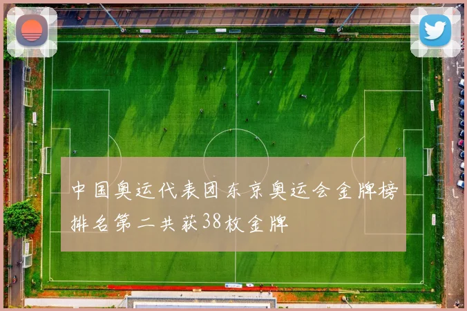 中国奥运代表团东京奥运会金牌榜排名第二共获38枚金牌